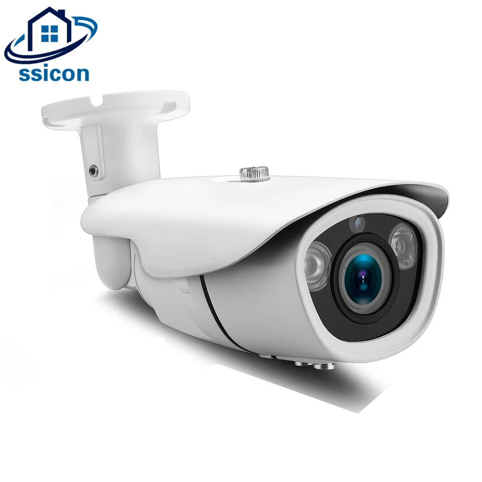 

SSICON H.265 5MP POE IP Camera 2.8-12mm Varifocal Lens Manual Zoom IR 40M Infrared P2P Surveillance Security IP Camera ONVIF