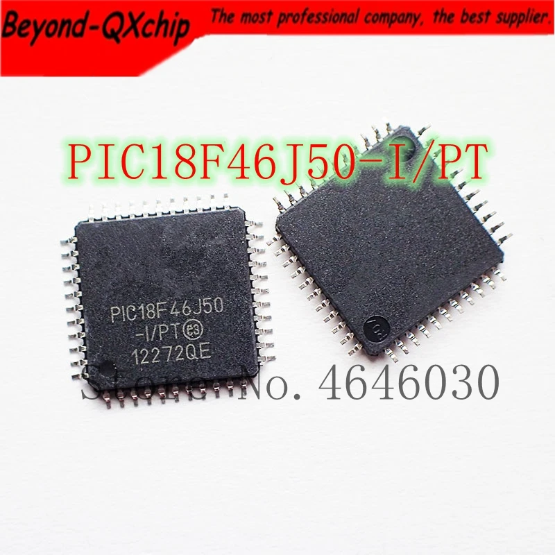 10 шт./лот PIC18F46J50-I/PT PIC18F46J50-I PIC18F46J50 PIC18F46 18F46 QFP44 новый и оригинальный | Электронные