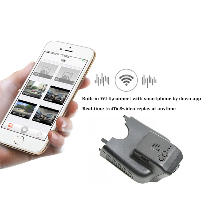 Liislee Car DVR Wifi Video Recorder Dash Cam Camera for Mercedes Benz M GLE W164 ML320 ML63 ML280 350 ML450 2005~2011 Night APP5444524