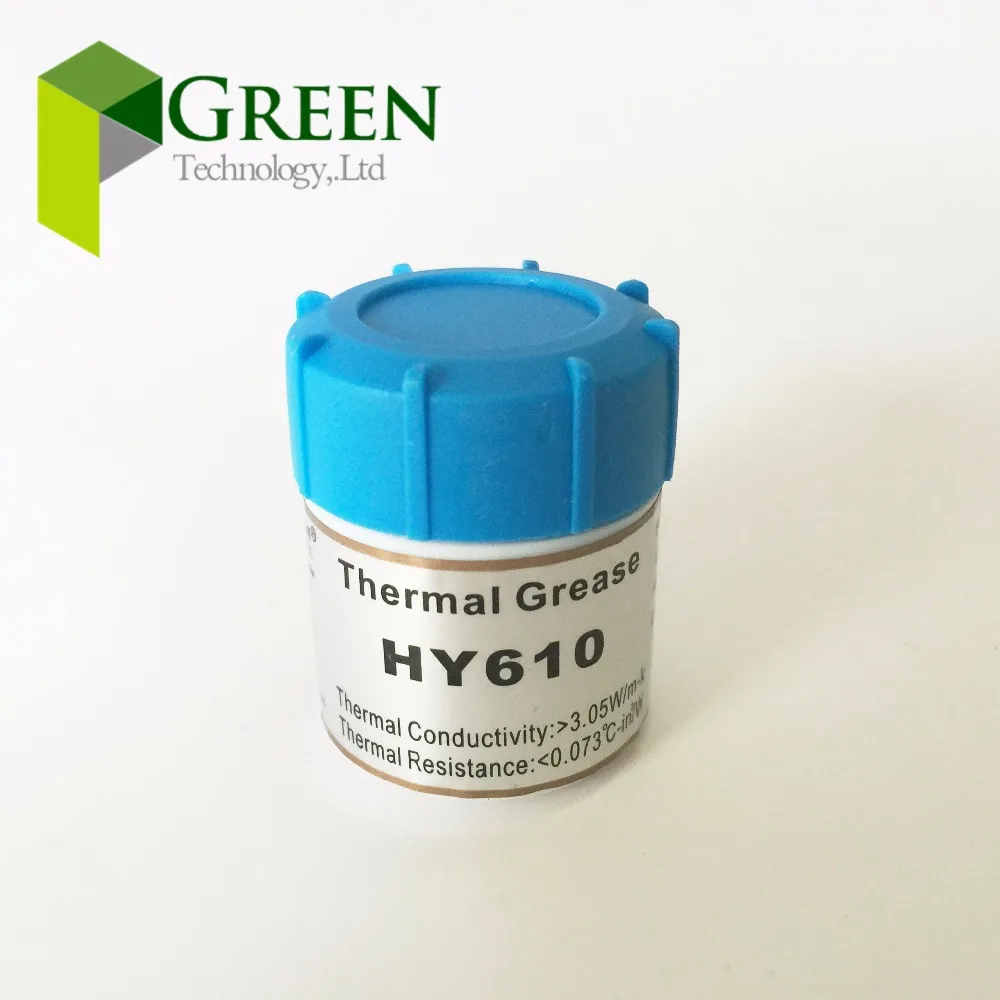 

Golden Thermal Grease HY610 Heatsink Compound Paste For CPU GPU VGA 10g 2PCS Best cooling effect