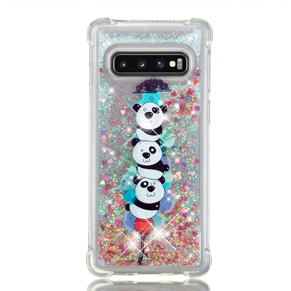 

Cute Panda Quicksand Case for Samsung Galaxy S10e S10 S9 S8 Plus S7 Edge Note 8 9 M10 M20 A8 A7 A6 J4 J6 Plus 2018 Glitter Cover