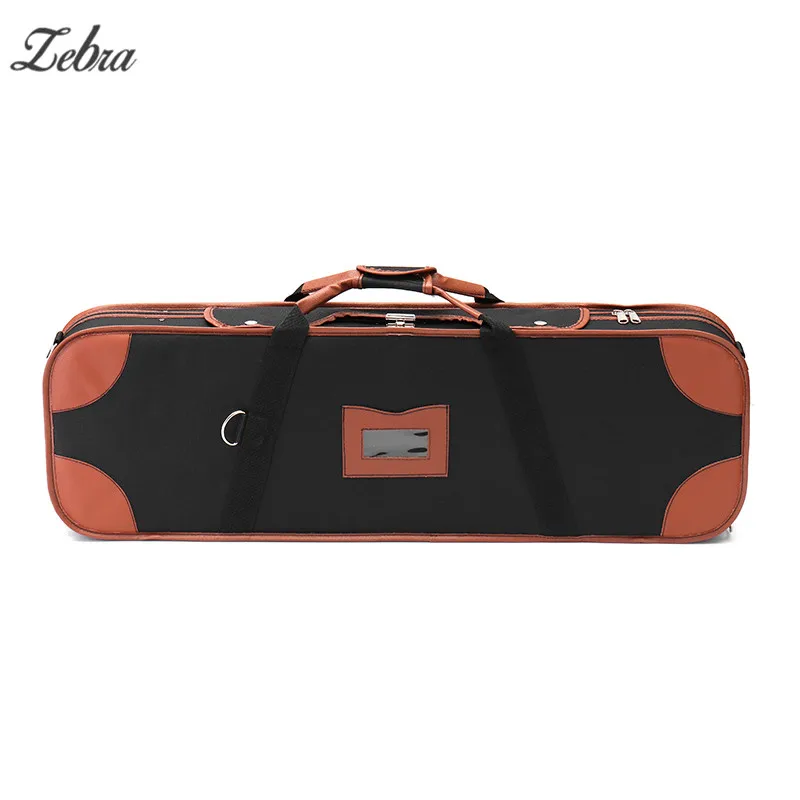 

Zebra 4/4 Portable Violion Box Case with Humidity Table Straps Locks Waterproof Comfortable Stringed Instruments Accessories