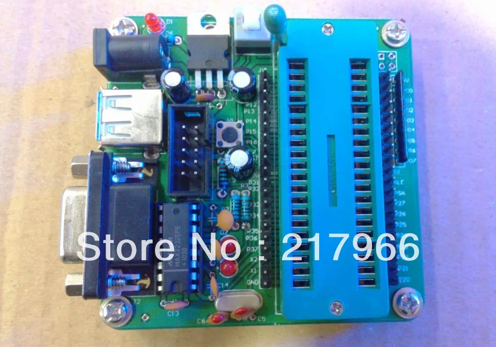 

2PCS X learning board experiment board STC ,AVR chip development board free shipping