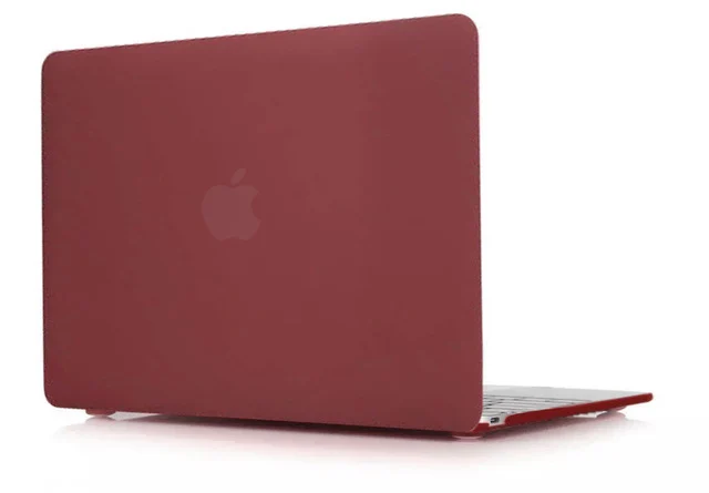 Matte Wine Red Чехол для ноутбука MacBook Air 13 Pro retina 1112 13,3 15,4 для MAC book Pro 13 15 дюймов с сенсорной панелью - Цвет: Matte Wine Red