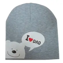 Fashion Cotton Infant Baby Hat Animal Printed Bear Soft Warm Girls Boys Beanie Cap 7 colors