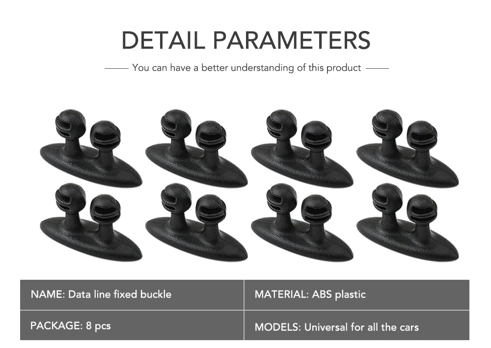 8 шт./компл. автомобильный зажим для проводов USB кабель фиксированный зажим для Fiat 500 Opel Insignia Vectra c Suzuki Swift Sx4 hyundai Ix35 Creta Nissan