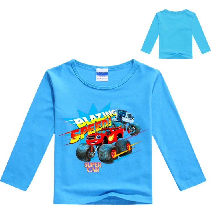 Модная футболка для маленьких мальчиков; Детские футболки; блузки; Детские блестящие Топы; одежда с принтом автомобиля; костюм для младенцев; вечерние рубашки - Цвет: color 5