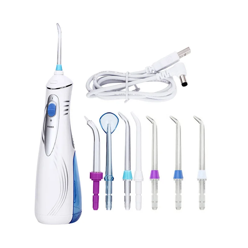 

V400 Portable Oral Irrigator 240ml Dental Irrigator Teeth Pick Electric Irrigation Teeth Cleaner Flosser Water Jet Waterpulse