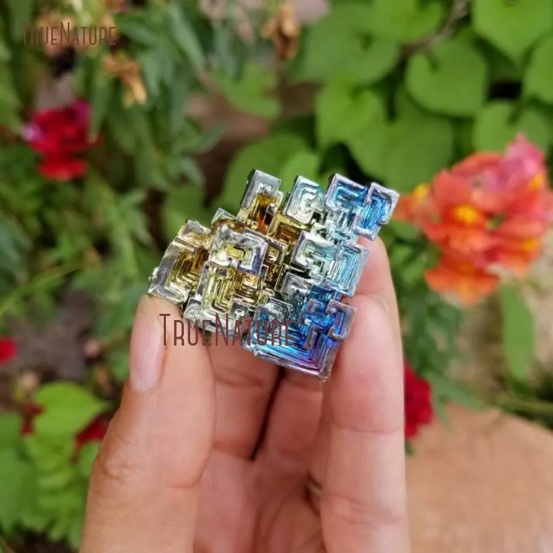 20190412-PM26392-rainbow bismuth crystal bismuth display piece mineral specimen healing crystals_44