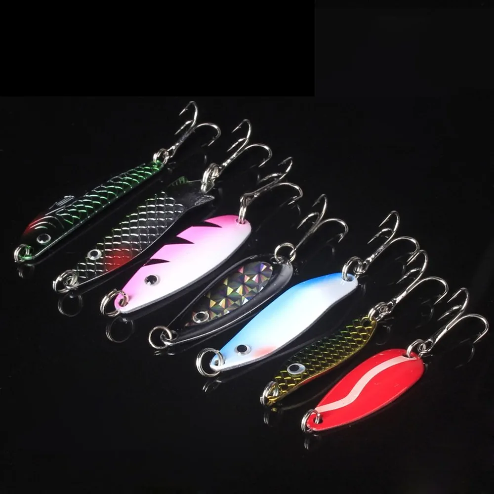 

Metal Fishing Lures Artificial Lifelike Fake Bait With Hook Simulation Fish Hard Bait Outdoor Fishing Tackle
