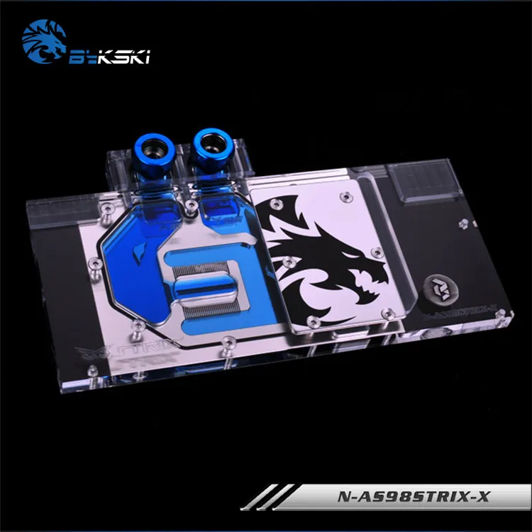 Best Price Bykski Water Block use for ASUS STRIX-GTX 980-DC2OC-4GD5 / GTX780-DC2OC /Full Cover Graphics Card Copper Radiator Block RGB