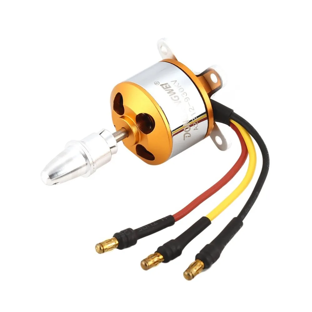

DXW RC A2212 2212 930KV 2-4S 3.17mm Outrunner Brushless Motor for RC FPV Fixed Wing Drone Airplane Aircraft 1060 Propeller