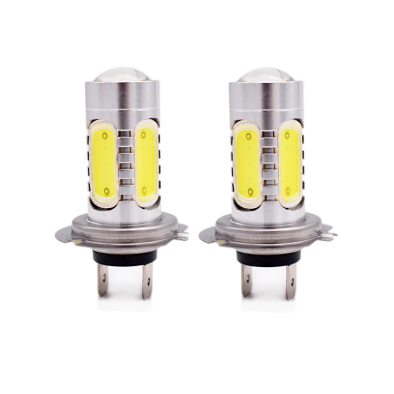 Leites 2pcs H7 LED COB Car Auto 7.5W H7H11H1H3 led Bulb White LIGHT DRL LED Fog Lights For Cars (3)