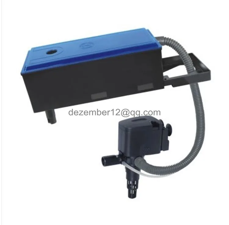 RESUN 12W 15W 25W Aquarium Top Filter Pump Plastic Box Filter Water