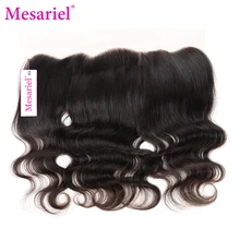 Mesariel Remy Hair Brazilian 13×4 Lace Frontal Free Shipping Natural Color 100% Human Hair Body Wave Lace Frontal Closure