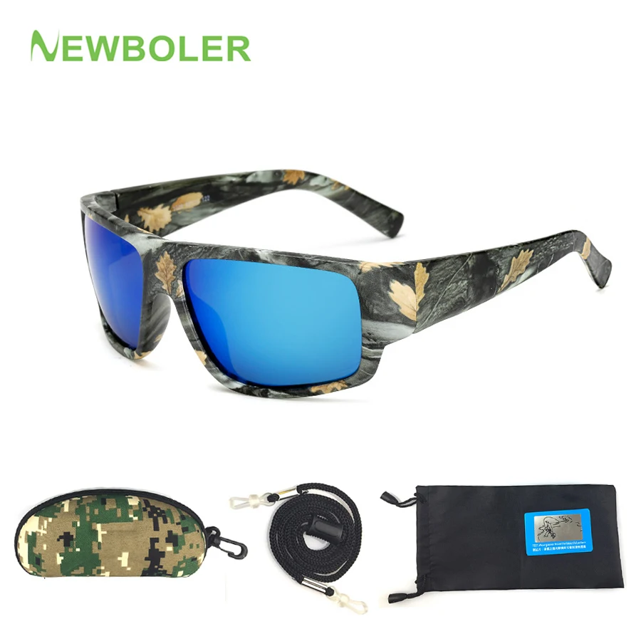  4 партий товара и NEWBOLER Рыбалка Eyeswear камуфляж Ночное видение зеленые линзы в