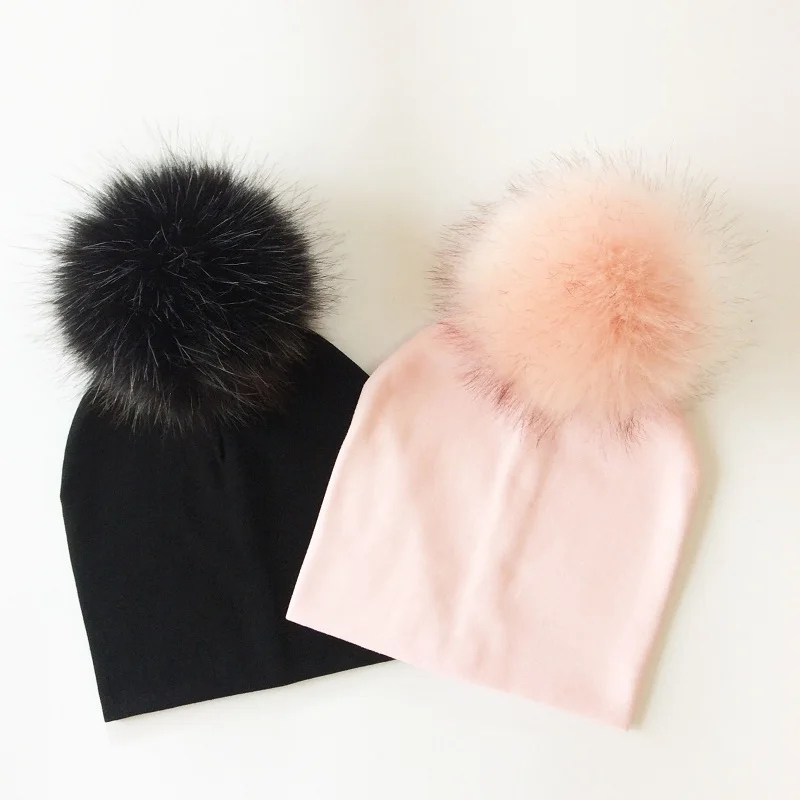 Baby Hat Kids Cotton Pompom Hat Winter Cap For Baby Girls And Boys Children's Accessories Baby Hat Kids Cotton Pompom Hat Winter Cap For Baby Girls And Boys Children's Accessories