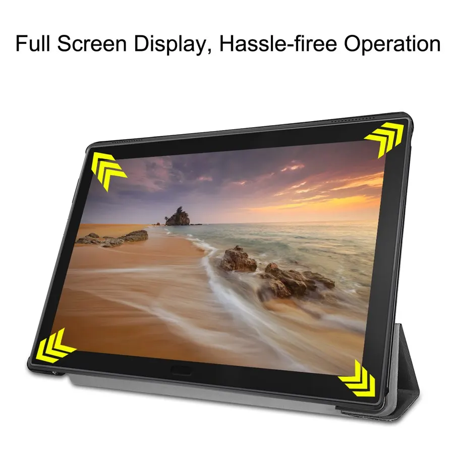 Ультратонкий трехслойный Вертикальный чехол для Lenovo Tab E10 TB X104F 10 1 дюйма Магнитный