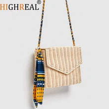 Hot Summer Beige Black Women Shoulder Bag Hand Made Exquisiteness Straw Bags Woven Flap Sweet Pastoral Rattan Girls Bag