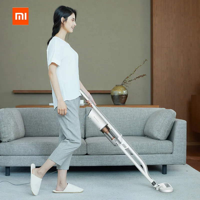 Пылесос Xiaomi Mijia Deerma DX800S с двойной циркуляцией вертикальный ручной легкий пылесос