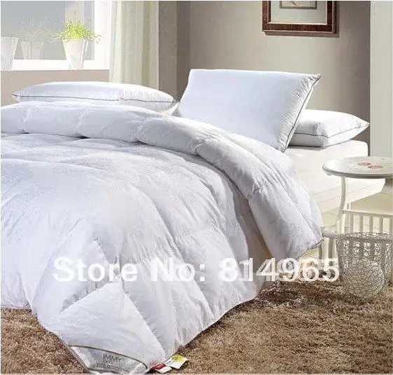 7 Одеяло KING 240X210 см высший сорт 95% венгерский гусиный пух 350GSM ватное стеганое одеяло