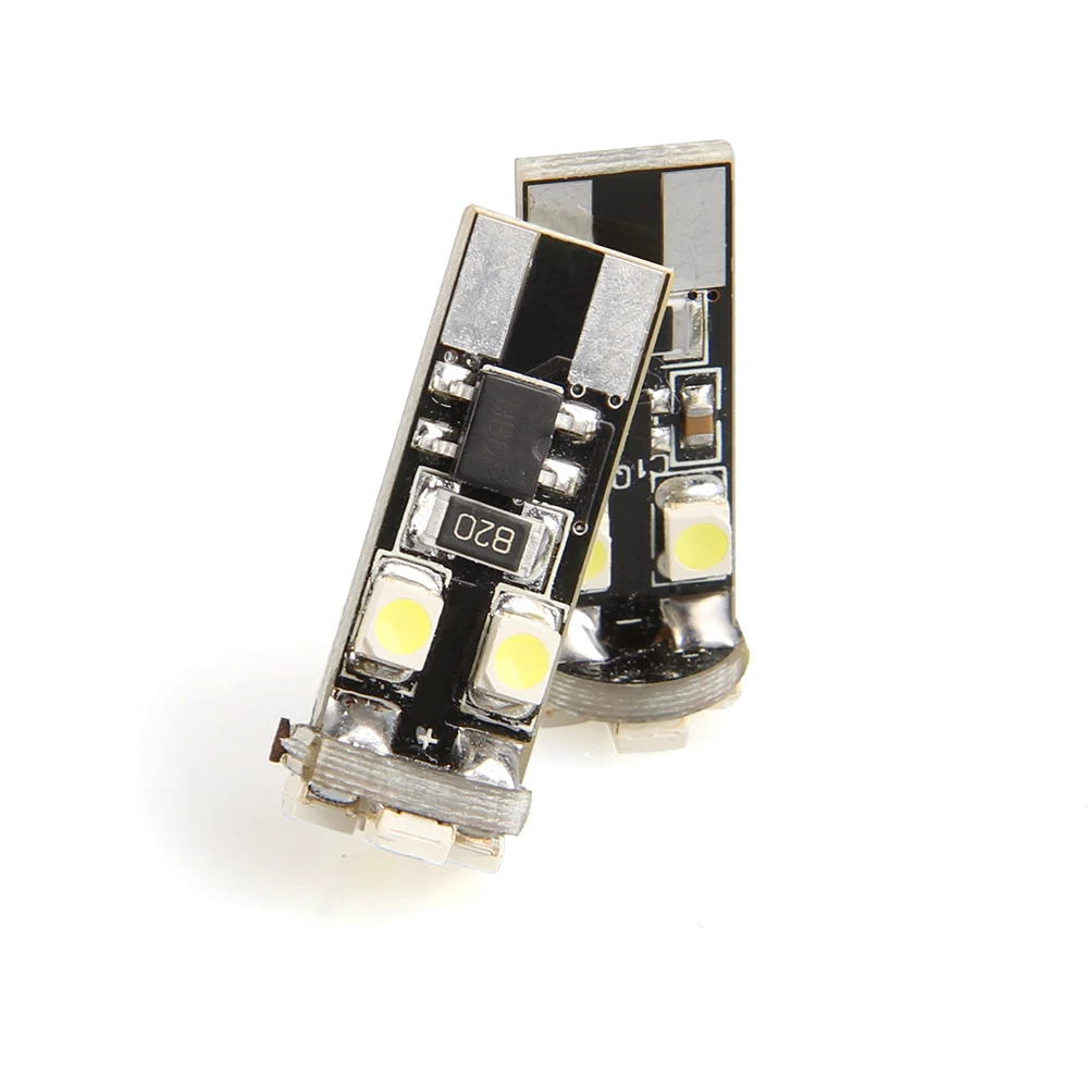 1 шт. T10 светодиод шина может свет W6W 194 внутренние Ксеноновые белые LED CANBUS NO OBC ERROR t10