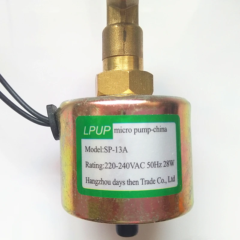 

Environmental high temperature and high pressure coffee machine electromagnetic pump Model SP-13A voltage 220-240VAC 50Hz power