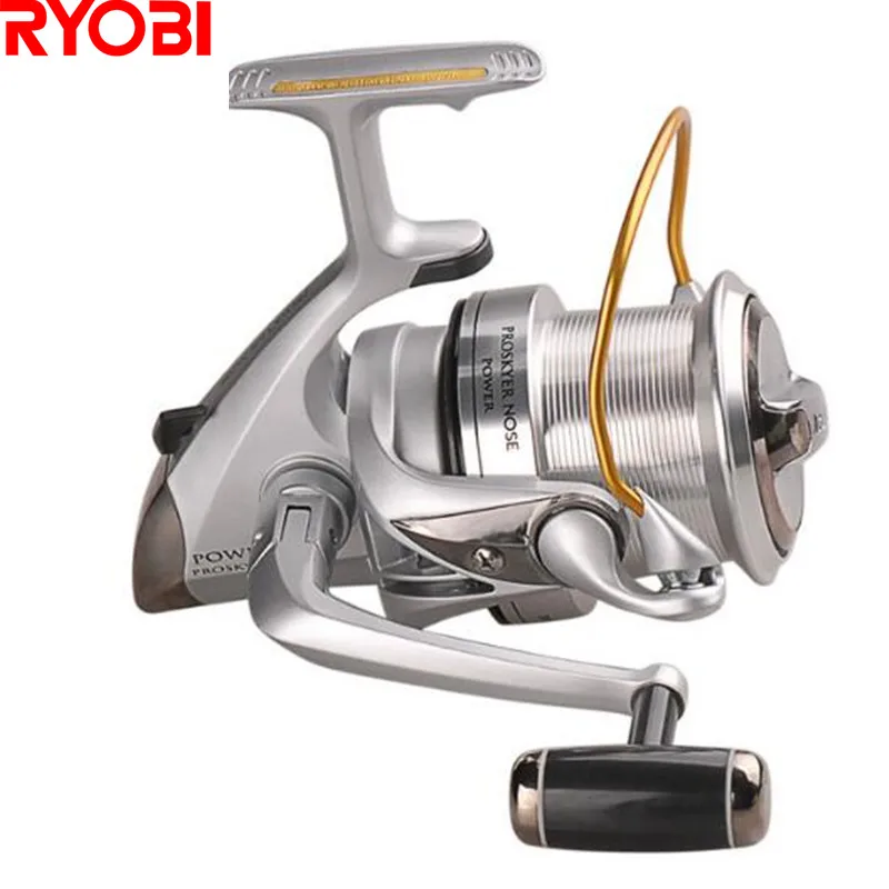 

Original RYOBI PROSKYER NOSE Spinning Fishing Reel 5BB/3.9:1/12kg Full Metal Spinning Reels Carretilha Moulinet De Peche Pesca