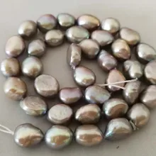 Свободные бусины серый пресноводный жемчуг 7-9 мм barqoue 1" для рукоделия ювелирных изделий FPPJ бусины природа