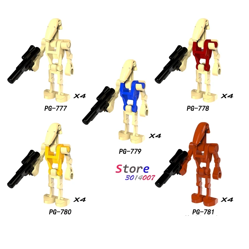 

Single Battle Droid Combat Robot Doath K-2SO Episode VIII The building block toys for children