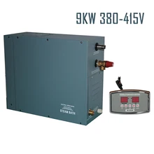 9KW220-240V 50/60 Гц 1 фаза коммерческих/домашняя энергия спа разговор паровой генератор паровой сауны котел установка времени на шнуровке