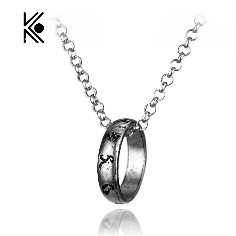 

The Mortal Instruments City of Bones necklace vintage Angelic Power Runes Shadowhunters Round Shape pendant for men and women