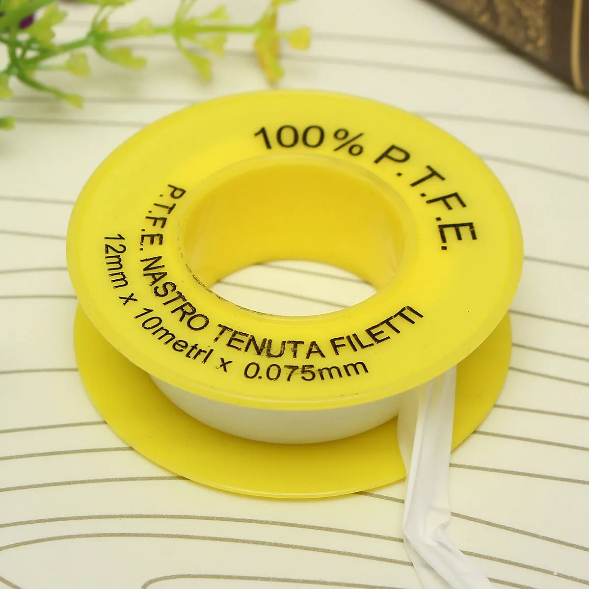 1 PC et ruban PTFE 12 mm x 12 m Plomberie Plombiers l/'étanchéité Pipe Fitting Thread Seal