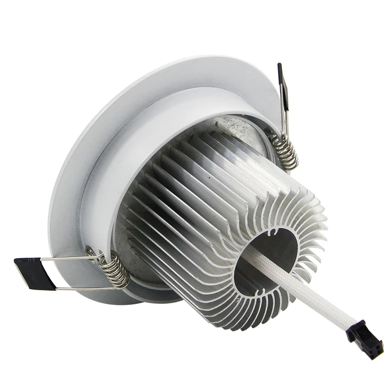 Lâmpada de Teto Luz de Teto Regulável Super Brilhante Embutido Cree 9w 12w 15w 21w Embutida 110v220vac85-265v Led 3 luz, modelos cree 9w 12w 15w 21w,