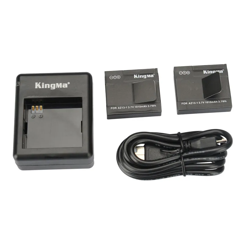 Аккумулятор KingMa xiaomi yi 2 шт. 1010 мАч аккумулятор xiaoyi + зарядное устройство xiao для