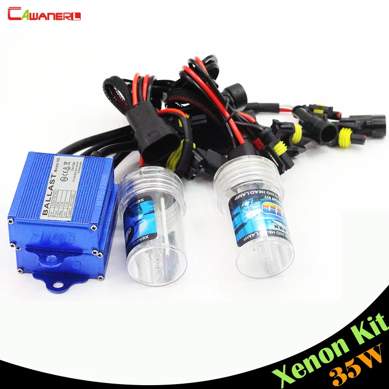 

Cawanerl 35W XENON HID KIT Ballast Bulb 12000K Car Headlight Fog Daytime Running Light DRL H1 H3 H7 H8 H9 H11 9005 9006 880 881