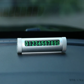 

Luminous Rotatable Temporary Car Parking Card With Aromatherapy Auto Multifunctional Air Freshener Parking Phone Numbe Holder