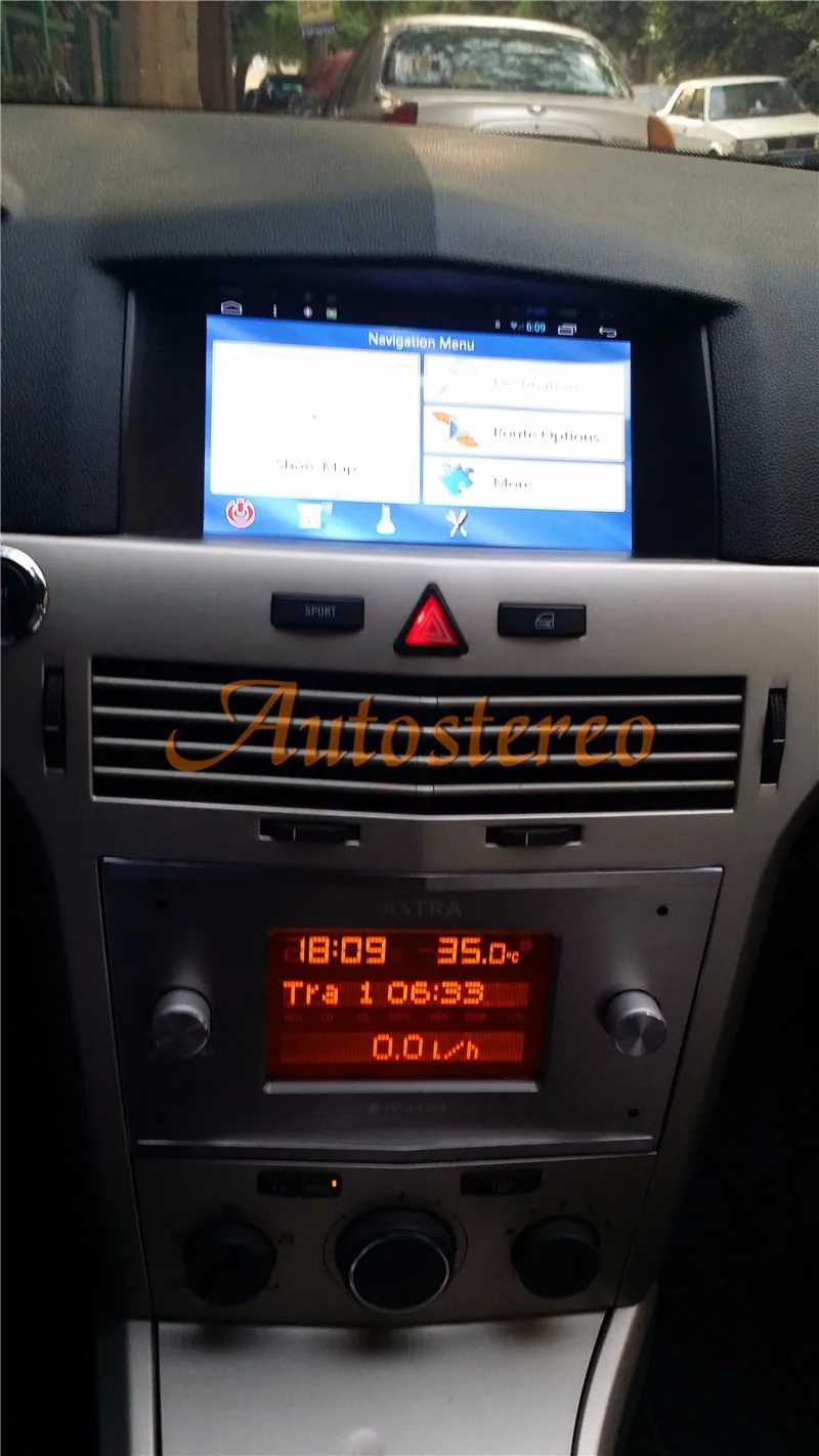 Best 8 inch Android 8.1 Car DVD Player GPS Navigation Headunit radio for Opel Astra H 2006-2011 HD 1024*600 4