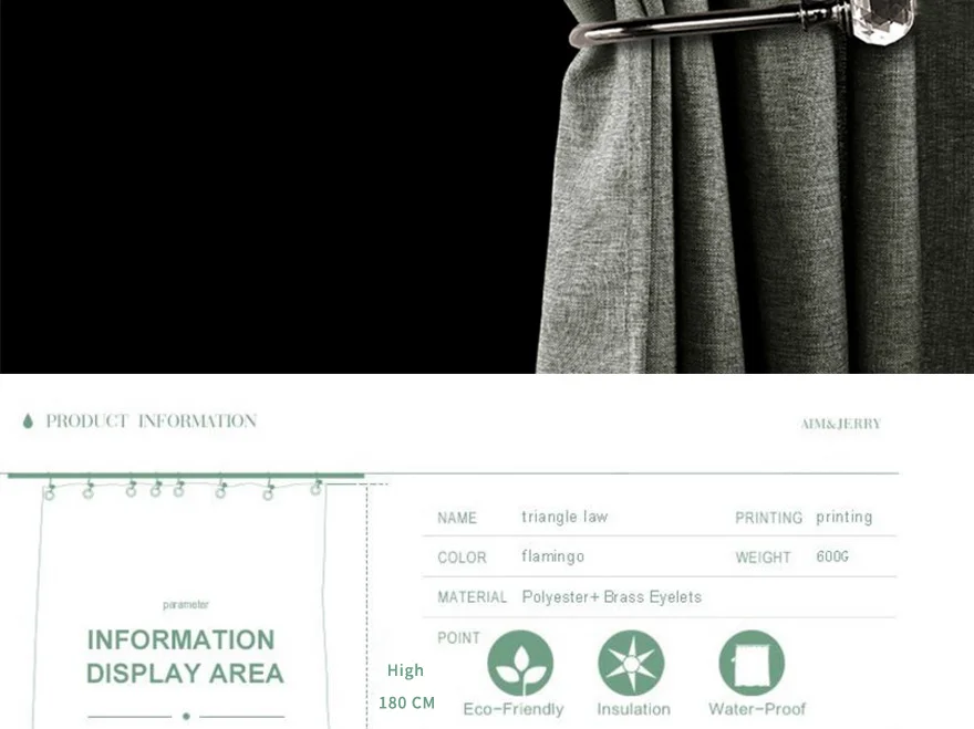 Gray-solid-color-shower-curtain-bathroom-curtain-Imitation-linen-shower-curtain-Waterproof-mildew-thickening-shower-curtain-D40_02