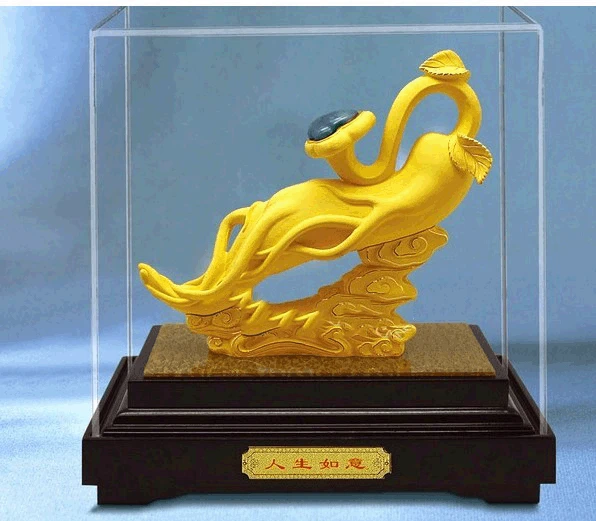 

Alluvial gold velvet decoration Large gift crafts decoration birthday gift China Folk wholesale factory Arts outlets