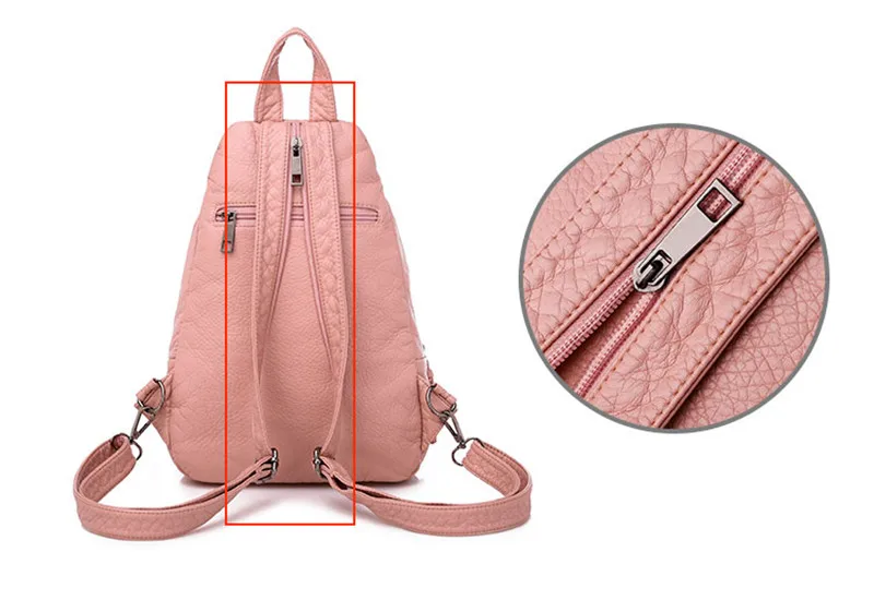 Pu de Couro Mochilas para As Meninas