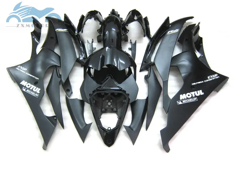 

Customized Injection fairing kit fit for YAMAHA R6 YZFR6 2008-2015 YZF R6 08-15 ABS plastic fairings kit black parts HT09