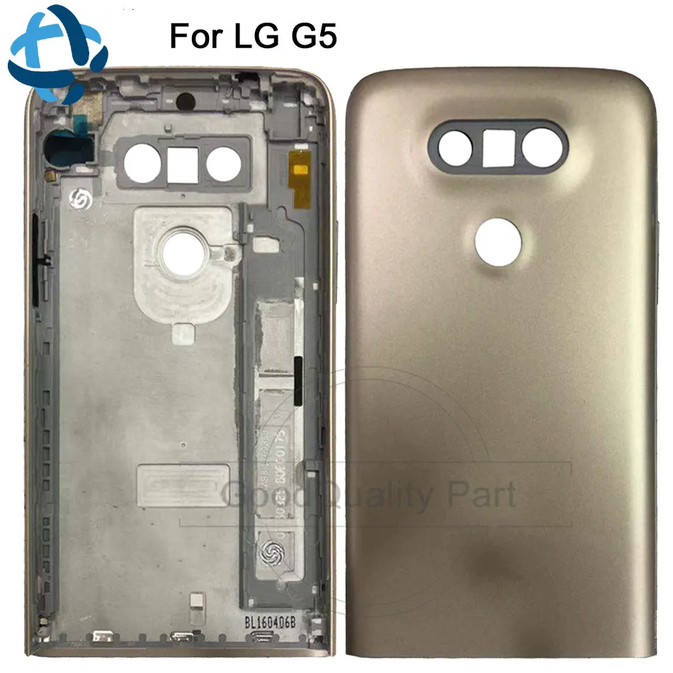 

New Back door Housing For LG G5 Back Cover Battery Door G5 SE H840H850 without Fingerprint Sensor Volume Buttons Camera Lens