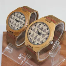 Моделирование Деревянный Relojes Кварцевые Мужские Часы Повседневная Деревянный Цвет Кожаный Ремешок Часы Древесины Мужчины Наручные Часы Relogio мужской