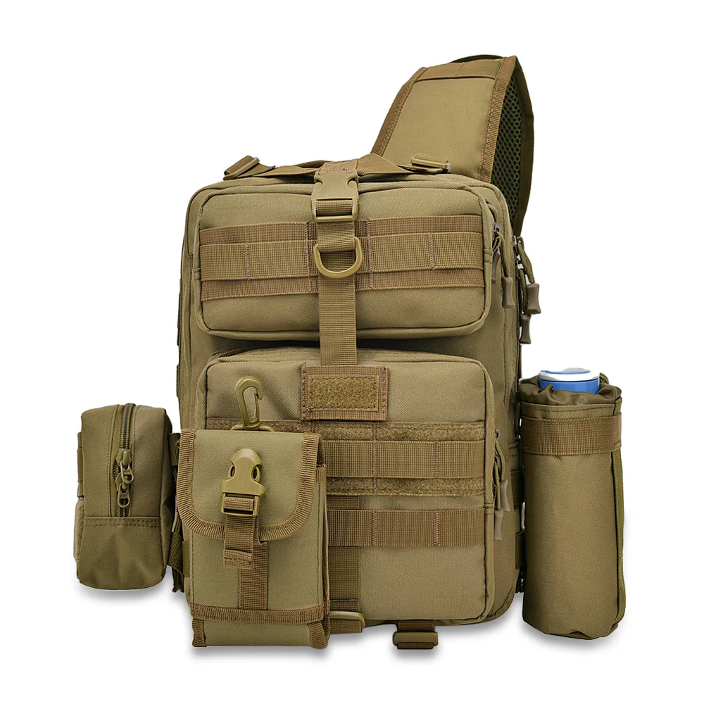 

Free Knight 20L Military Backpack Tactical Sling Bag Army Backpack Shoulder Backpack Molle Assault Hunting Outdoor Bag For Men
