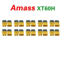 10 Pair Amass XT60H Bullet Connector Plug Upgrated of XT60 Female Male Gold Plated For Rc