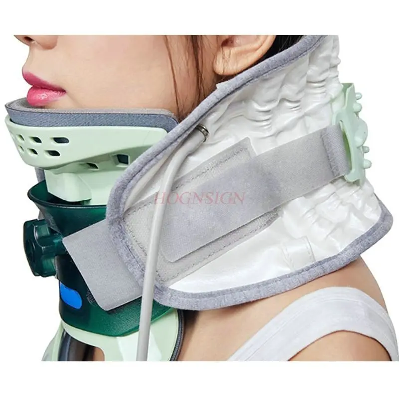 Inflatable Cervical Vertebra Tractor Medical Home Neck Care Tool Breathable Fixer Necks Strength Stretch Equipment Office