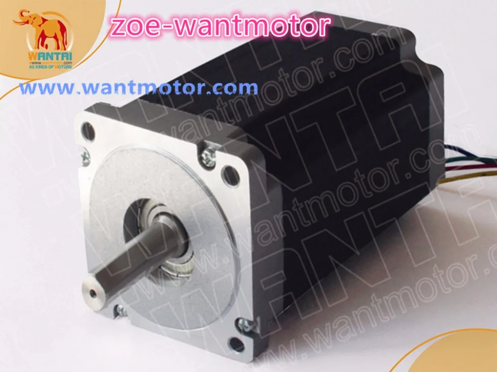 Бесплатная доставка! CNC Wantai Nema 34 шаговый двигатель 85BYGH450A-040-35 4A 66 мм 452oz-mo. ISO ROHS