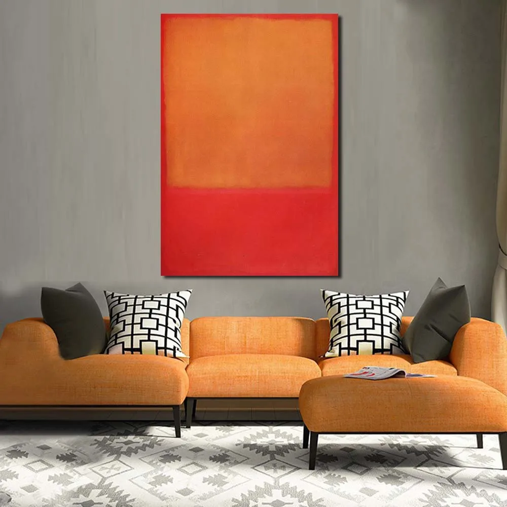 Классическая картина маслом JQHYART Mark Rothko холст печать Настенная домашний декор