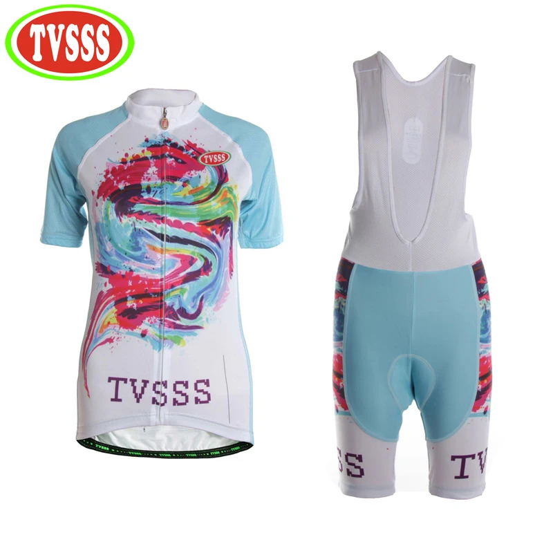 

TVSSS 2017 Women's Summer MTB Cycling Jerseys Sets Breathable Mountain Bike Clothes Suit for Ladies Bicycle Clothing